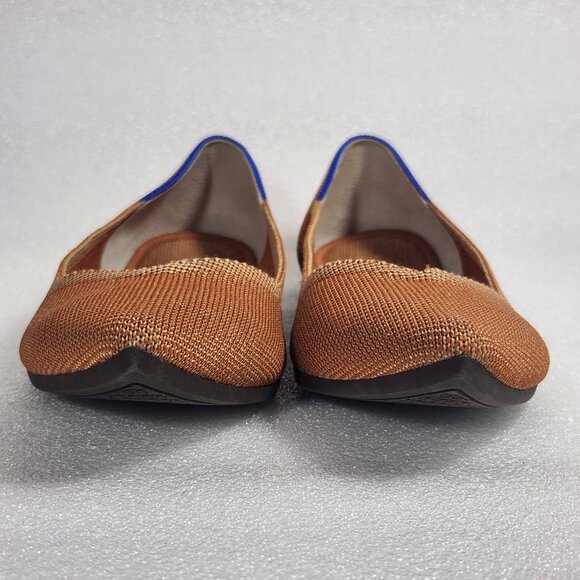 ROTHYS The Point Ballet Flat In Fawn Size W7.5 - Picture 12 of 13